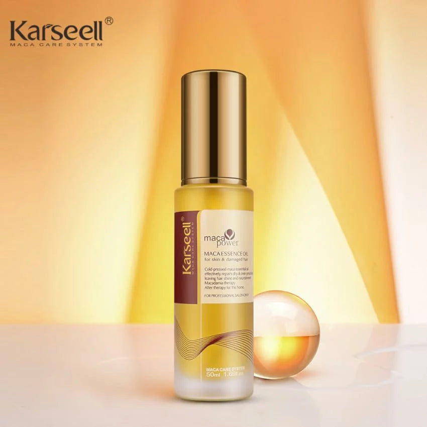 Karseell Maca Essence Oil -زيت معالج للشعر الجاف من كارسيل