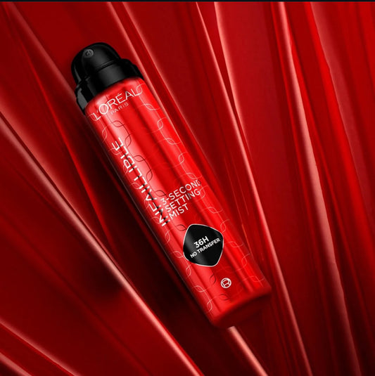 L’oreal paris infallible 3-second setting spray mist, clear - بخاخ تثبيت المكياج إنفاليبل 3 ثوانٍ من لوريال باريس، شفاف