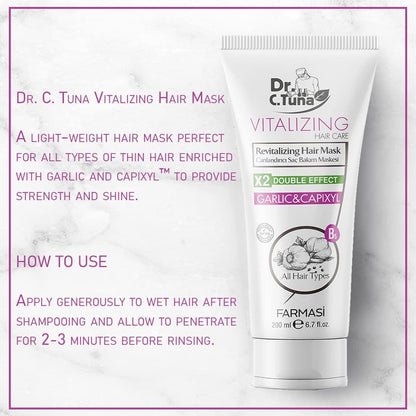Farmasi Dr.C.Tuna Vitalizing Hair Mask - ماسك للشعر الضعيف والمتساقط من فارمسي
