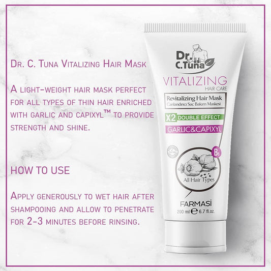 Farmasi Dr.C.Tuna Vitalizing Hair Mask - ماسك للشعر الضعيف والمتساقط من فارمسي