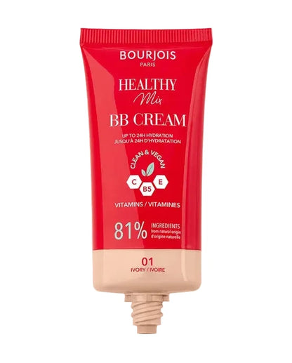 Bourjois paris healthy mix bb cream 001 ivory - كريم بيبي كريم هيلثي مكس من برجواز