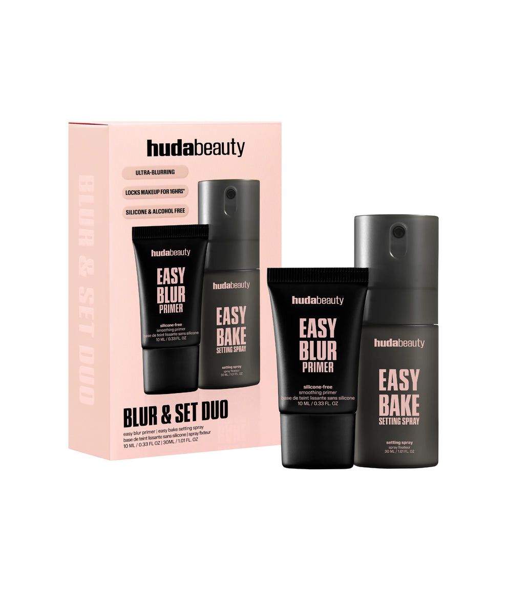 Huda Beauty Mini Blur & Set Duo - مجموعة ميني بلور آند سيت من هدى بيوتي