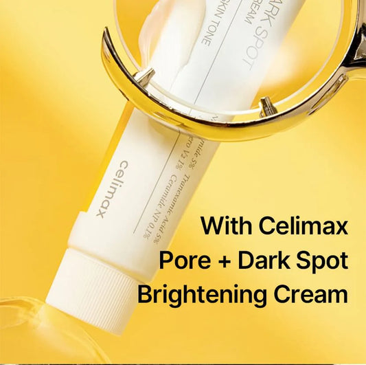 Celimax pore + dark spot brightening cream for even skin tone - كريم للبقع داكنة والنظارة