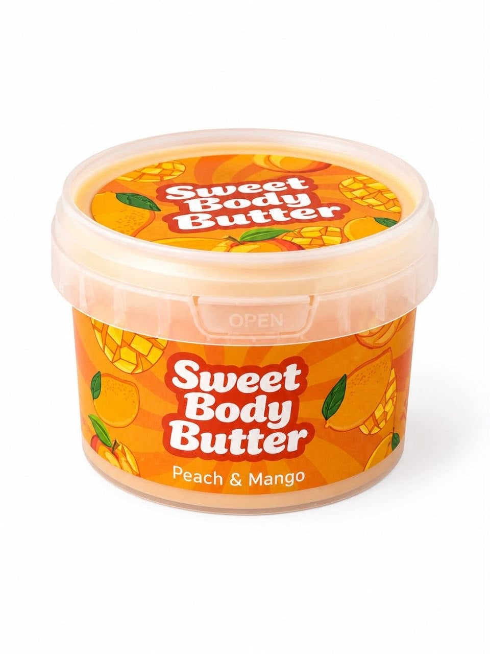 SWEET BODY BUTTER PEACH & MANGO  250ml- زبدة الجسم بالمانجو والخوخ من سويت