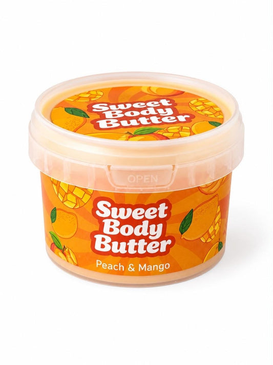SWEET BODY BUTTER PEACH & MANGO  250ml- زبدة الجسم بالمانجو والخوخ من سويت