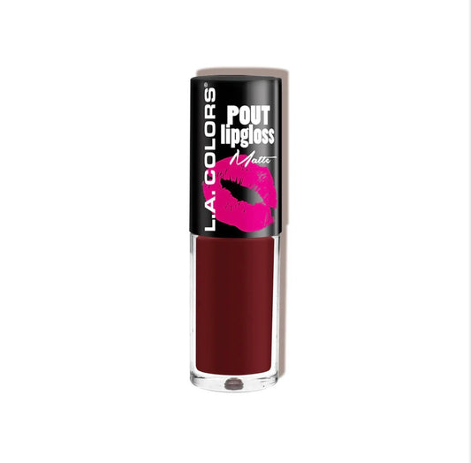 L.A. COLORS Pout Lipgloss Matte -ملمع شفاه سائل