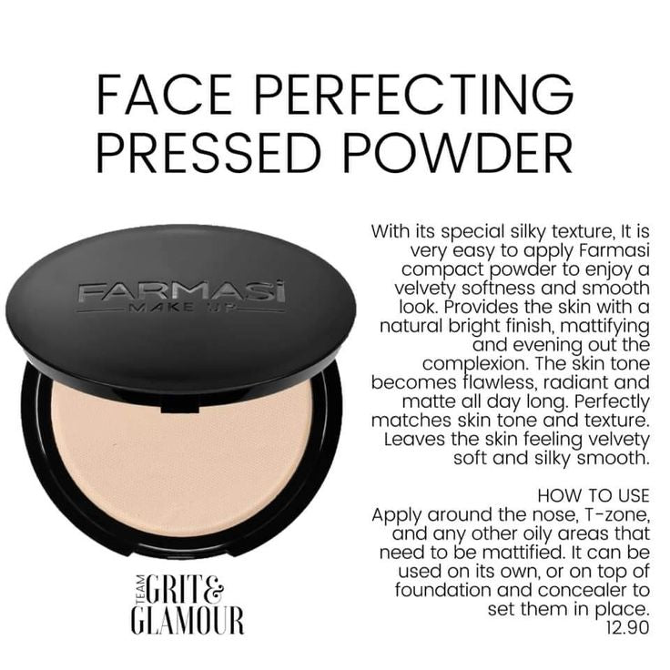 Farmasi face perfecting pressed powder - باودر مضغوط من فارمسي