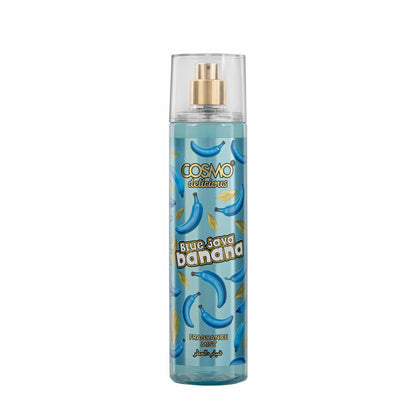 COSMO delicious Blue Java banana- سبلاش معطر الجسم والشعر