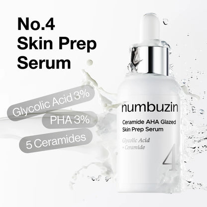 numbuzin Ceramide AHA Glazed skin prep Serum - سيروم لتصغير المسام