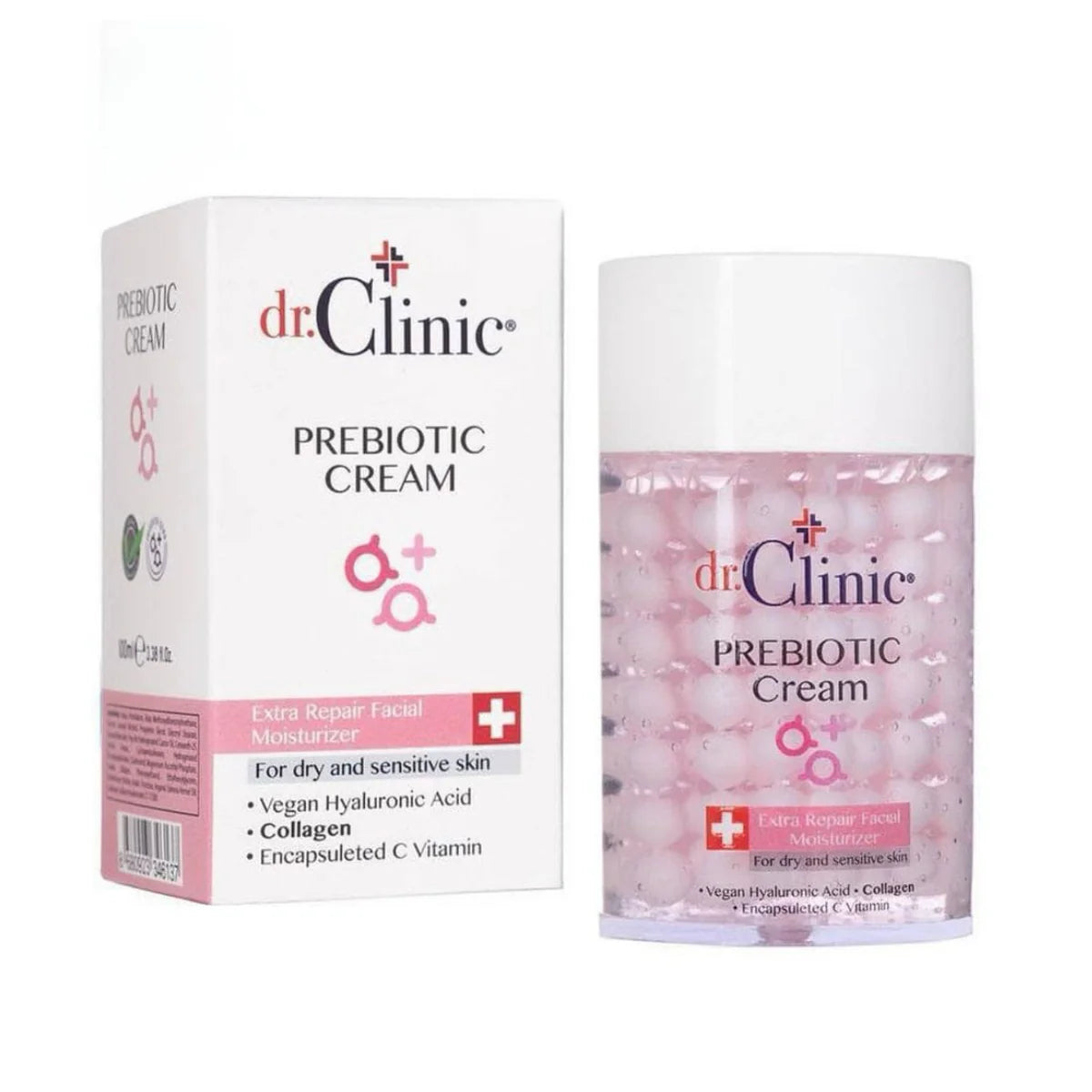 Dr.Clinic Prebiotic Cream -كريم مرطب للبشرة الجافة والحساسة من دكتور كلينك