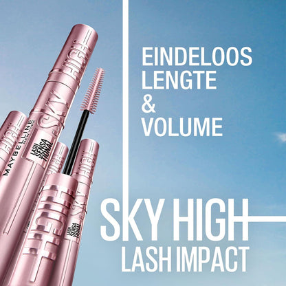 Maybelline sky high len & volume mascara - مسكارا سكاي هاي من ميبلين لرموش طويلة وكثيفة