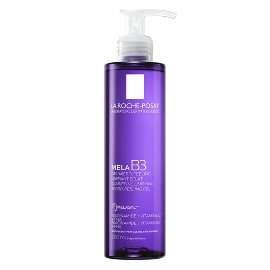 La Roche-Posay Mela B3 Micro-Peeling Unifying Radiance Clarifying Unifying Micro-Peeling Gel - غسول جل من لاروش بوزيه