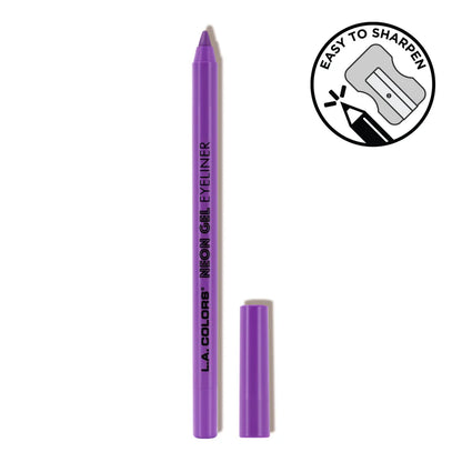 L.A.Colors Neon Gel Eyeliner -قلم كحل جل نيون بنفسجي