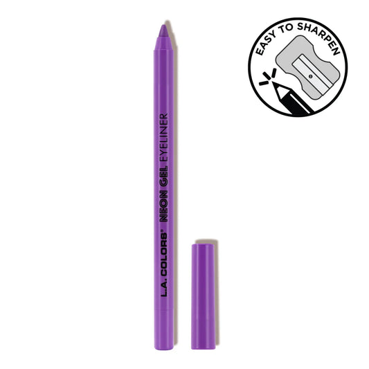L.A.Colors Neon Gel Eyeliner -قلم كحل جل نيون بنفسجي