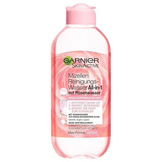 Garnier micellar cleansing water all-in-1 400ml - ماء ميسيلار للتنظيف من غارنييه 3 في 1 سعة 400 مل