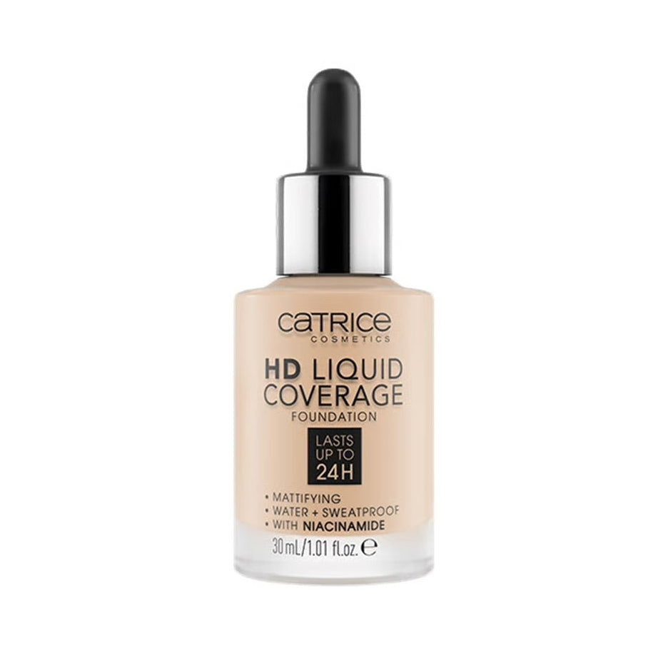 Catrice hd liquid coverage foundation -كريم أساس قطرات سائل￼