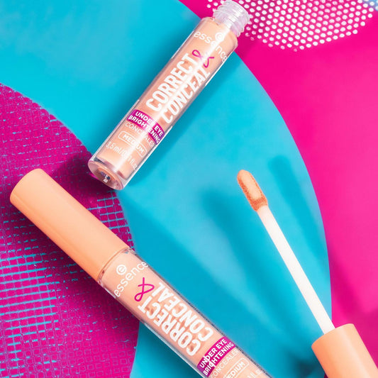 Essence correct & conceal under eye brightening concealer - كوركتر وكونسيلر تصيح الهالات تحت العين من أيسنس