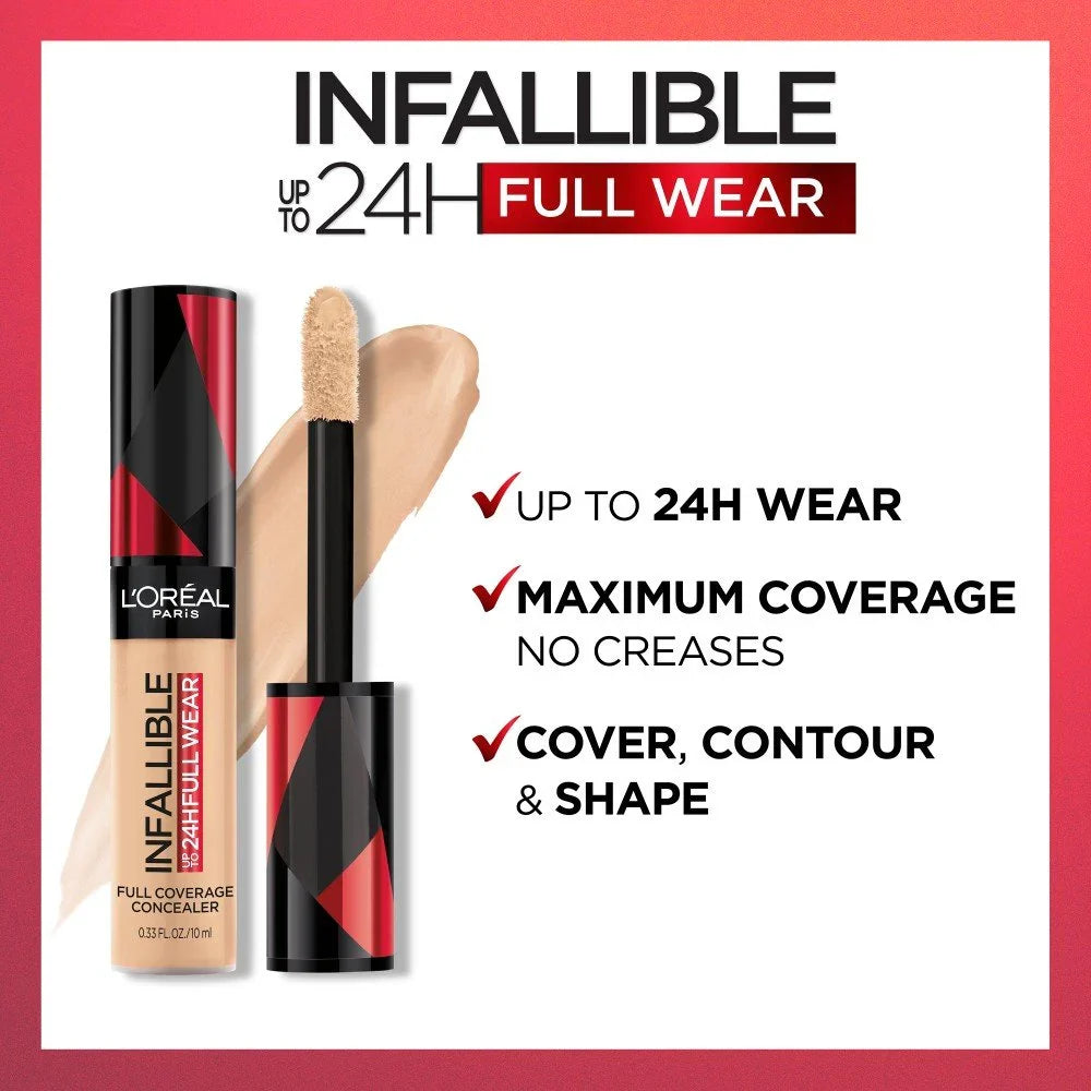 L'oreal Infallible 24h Concealer - خافي عيوب لوريال إنفاليبل 24 ساعة