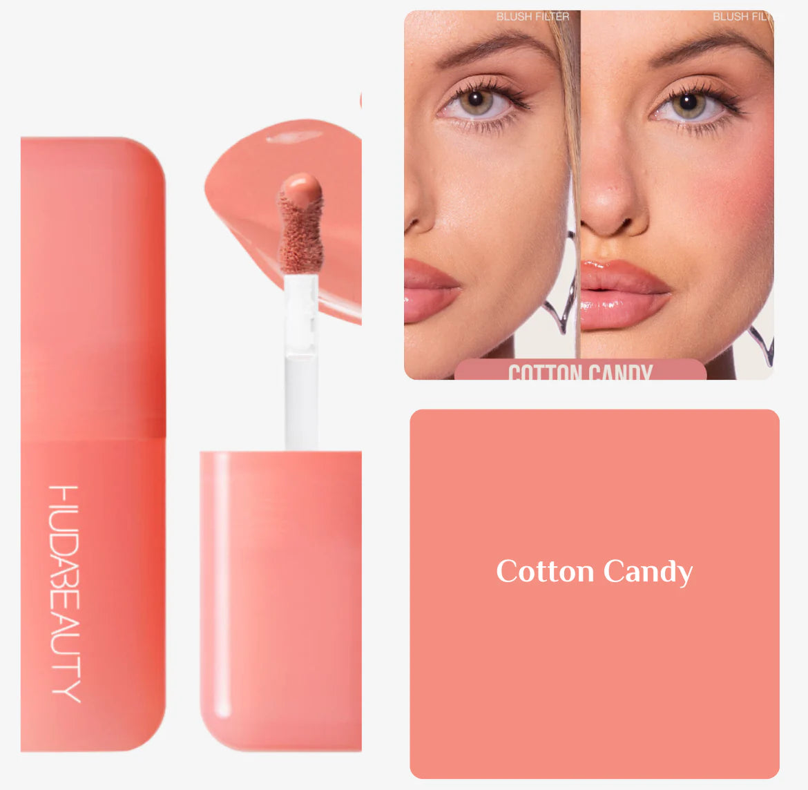 Hudabeauty liqiud Blush filter -هدى بيوتي بلشر سائل