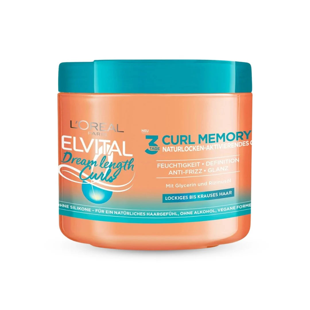 L'Oréal Paris Elvive Dream Lengths Curls, 3-in-1 Hydration Hair mask, 680ml - ماسك للشعر الكيرلي من لوريال