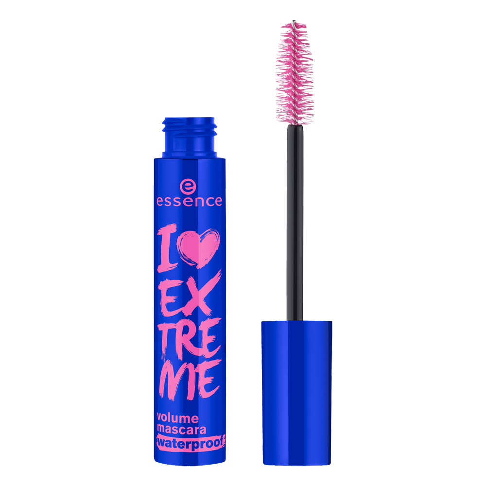 essence i love extreme volume mascara waterproof - مسكارة الرموش للحجم ضد ماء من أيسنس