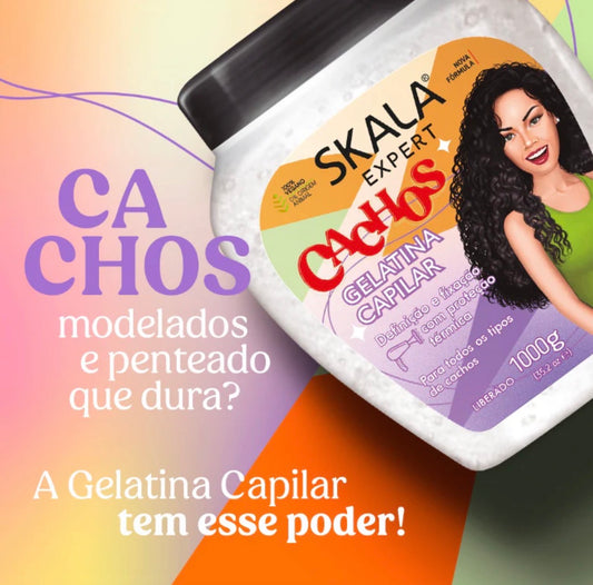 Skala expert cachos gelatina capilar  1000g
