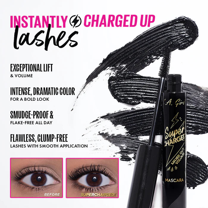 L.A.girl Super Charged Maxed Out Volume - ماسكارا رموش