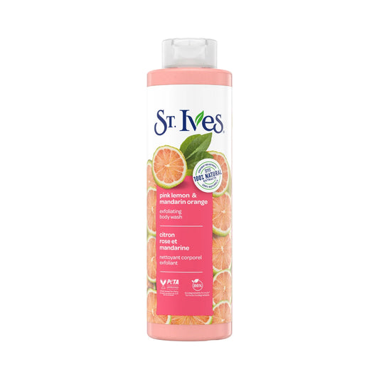 St.ives EXFOLlATING BODY WASH PlNK LEMON & MANDAPIN ORANGE - غسول ومقشر الجسم بالليمون الوردي واليوسفي