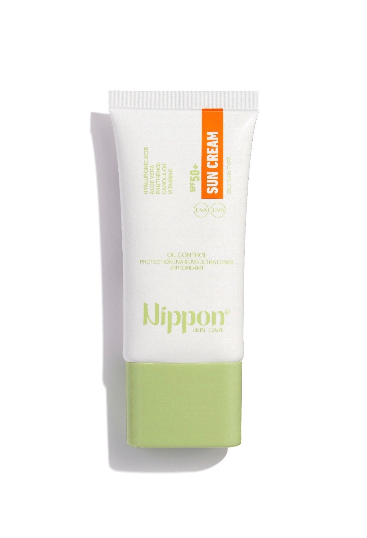 Nippon Skin Care Sun Cream SPF 50+ (Oil Control) -  واقي شمس من نيبون للبشرة الدهنية (التحكم في الزيوت)