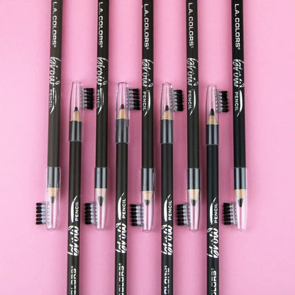 L.A.Colors on point Brow pencil - قلم حاجب بني خشبي
