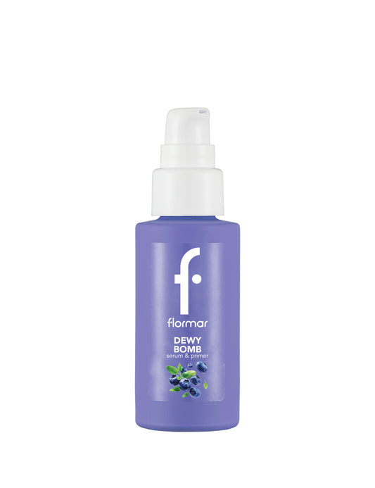 Flormar dewy bomb serum & primer - سيروم وبرايمر بهايلورنيك وبانوثيل من فلورمار