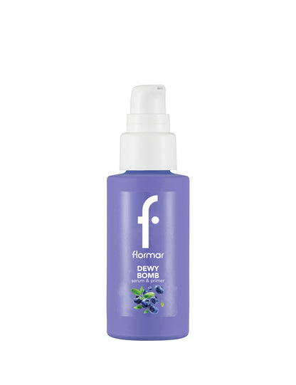 Flormar dewy bomb serum & primer - سيروم وبرايمر بهايلورنيك وبانوثيل من فلورمار