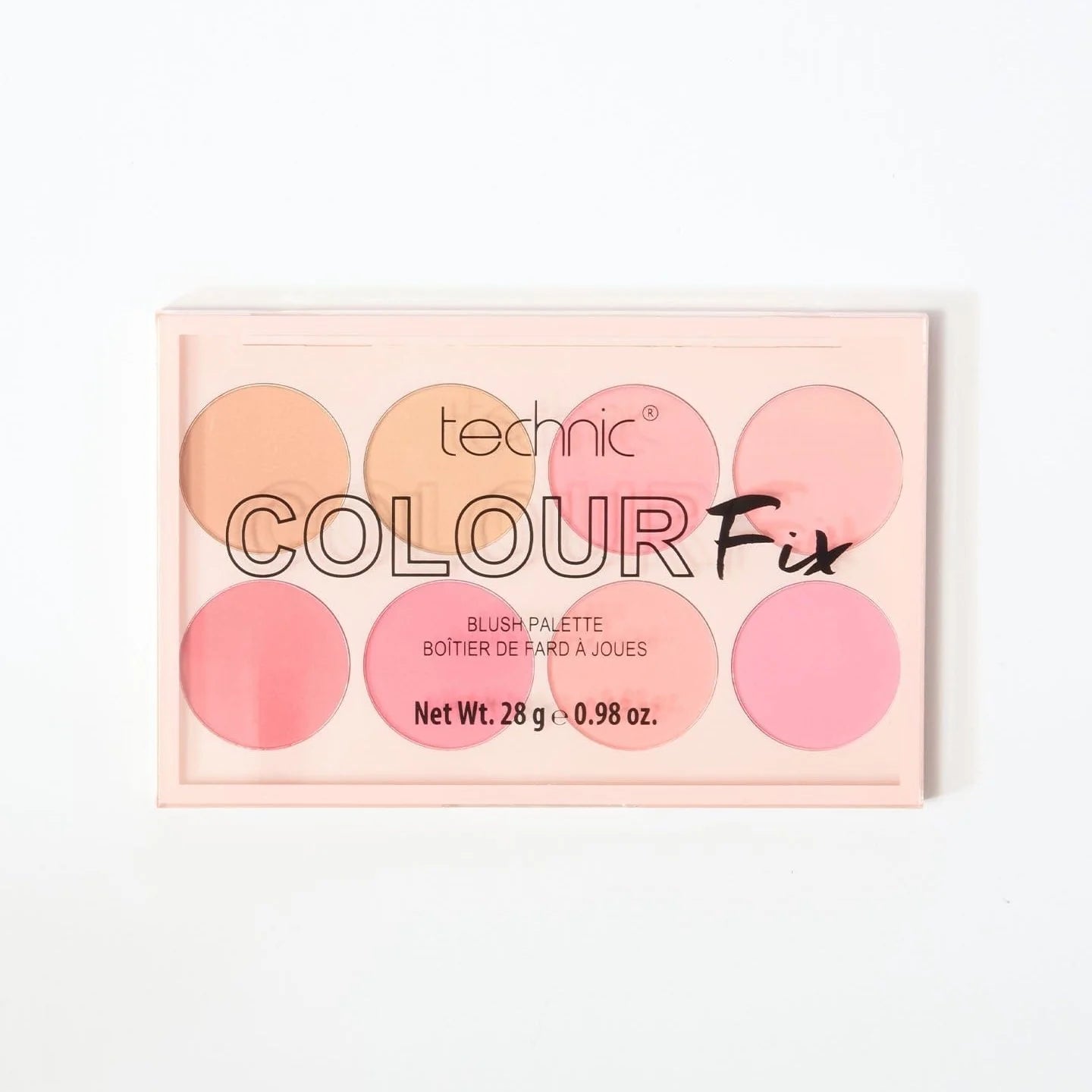 Technic colour fix plush palette -باليت أحمر خدود من تكنيك
