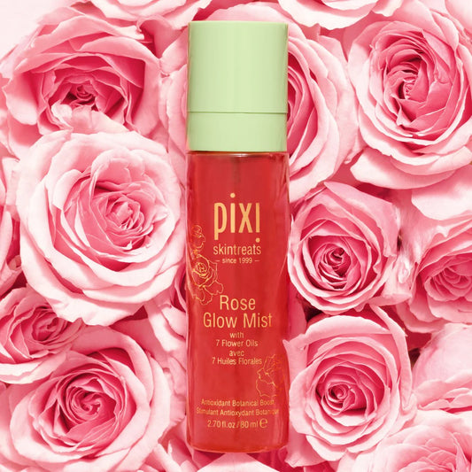Pixi Rose Glow Mist -بخاخ مثبت مكياج بماء ورد مرطب من بيكسي