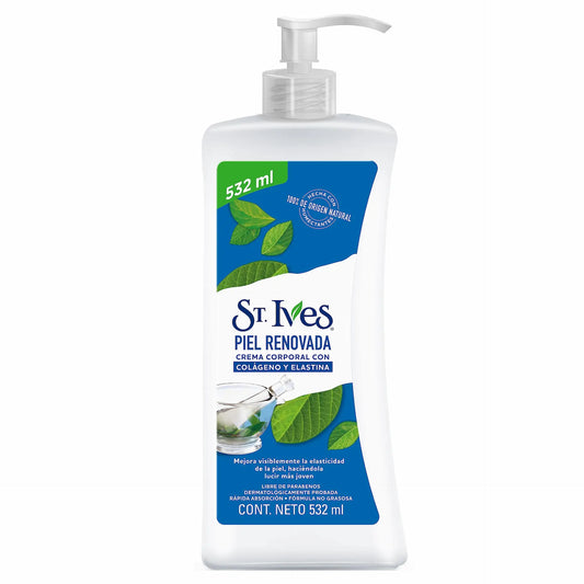 St.ives body lotion colageno y elastina 532ml - كريم مرطب للجسم بالكولاجين والإيلاستين 532 مل