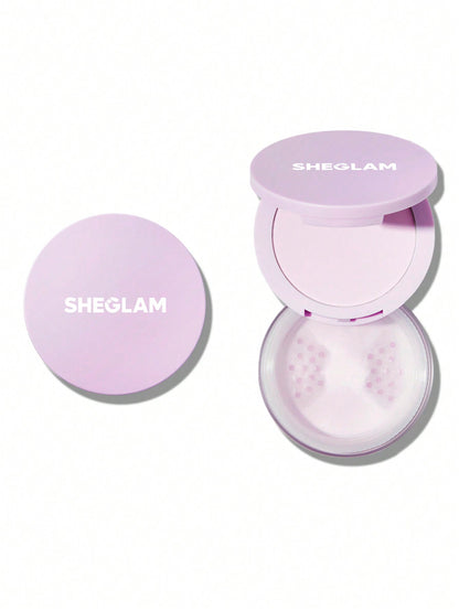 SHEGLAM Insta-Ready Face & Under Eye Setting Powder Duo - بودرة مزدوجة بنفسجية من شي كلام