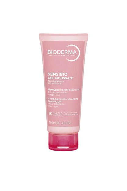 Bioderma Sensibio Gel Moussant for Sensitive Skin 100ml - غسول جل للوجه للبشرة الحساسة من بايوديرما