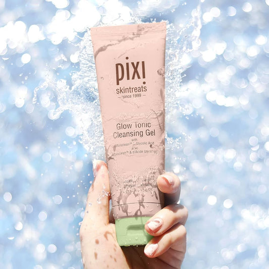 Pixi Skintreats Glow Tonic Cleansing Gel - غسول مرطب مقشر اصفر