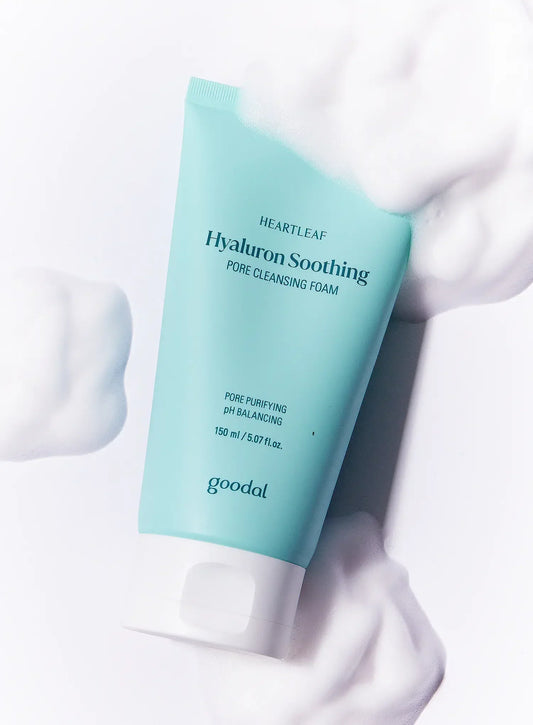 Goodal heartleaf hyaluron soothing pore cleansing foam - غسول رغوي لجميع انواع البشرة