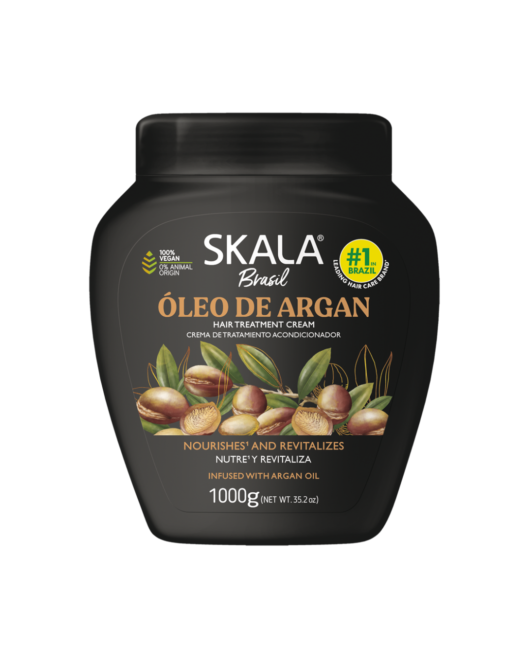 Skala expert oleo de argan creme 1000g- ماسك مرطب لكثافة الشعر بزيت ألاورغان من سكالا برازيلية