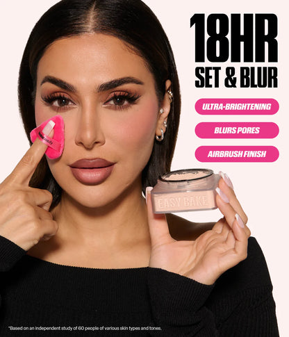 Huda beauty loose baking &  setting powder - هدى بيوتي لوس باودر مثبت مكياج