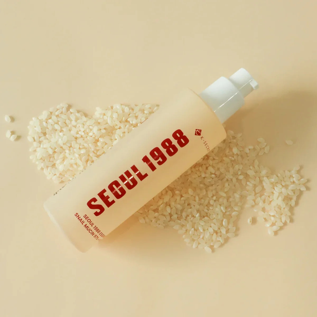 Seoul 1988 essence snail mucin 93% + rice - أيسنس البشرة بخلاصة الحالزون والارز