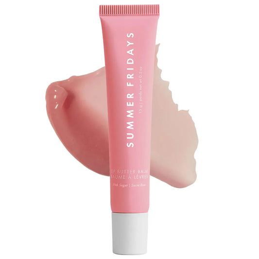 Summer fridays lip butter balm pink suger - كريم زبدة الشفاه بالسكر وردي