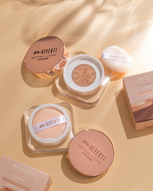 Neverti  setting loose powder - لوس باودر مثبت مكياج من نيفرتي