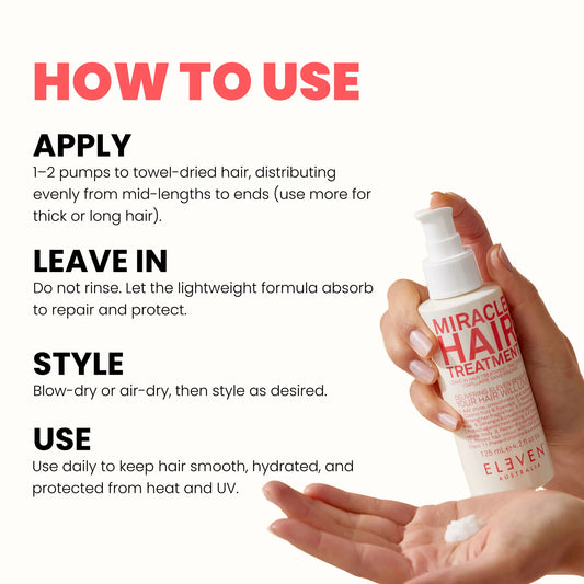 Eleven australia MIRACLE SPRAY HAIR TREATMENT - سبري تصفيف وترطيب الشعر