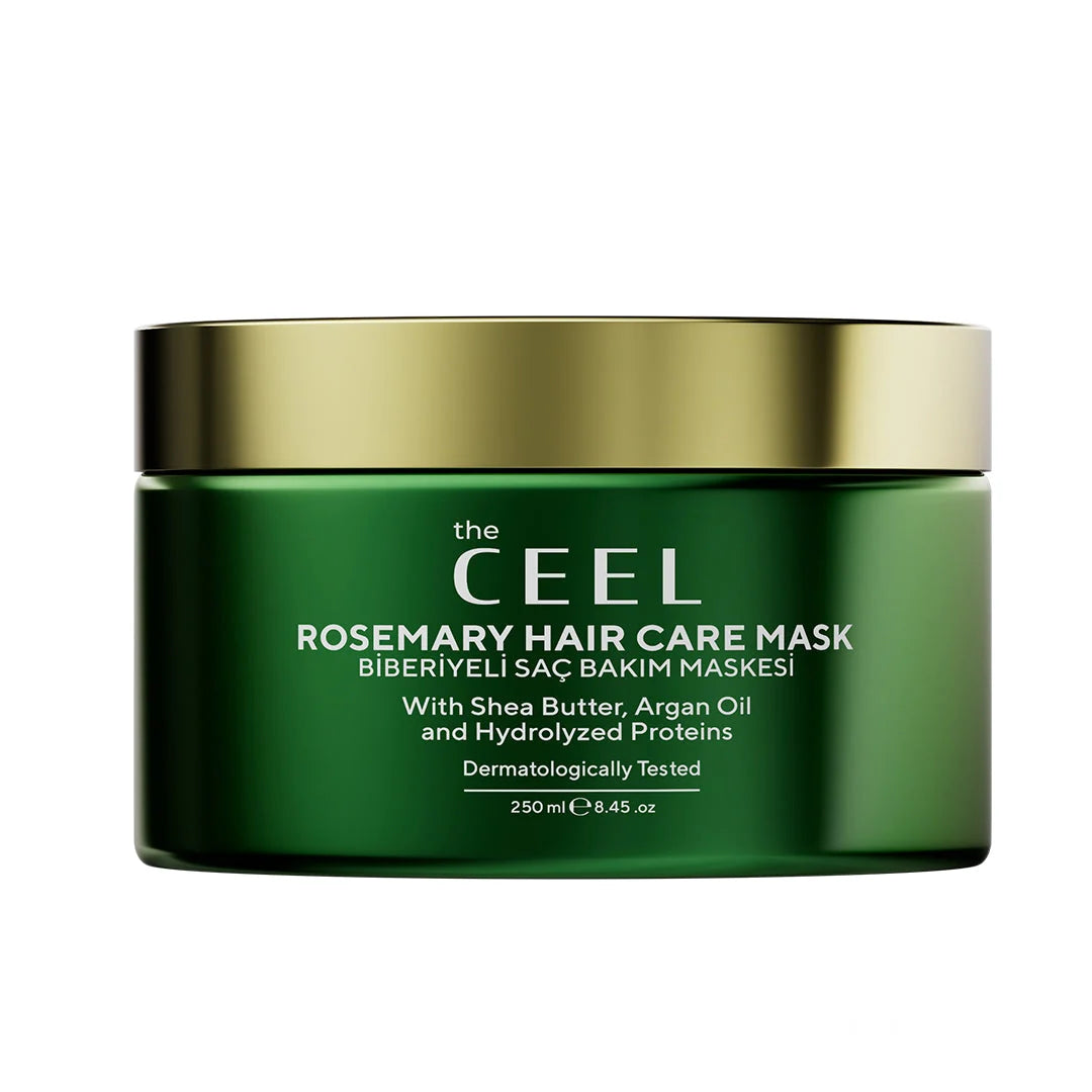 The ceel rosemary hair care mask - ماسك مرطب الشعر بزيدة الشيا وزيت ألاورغان