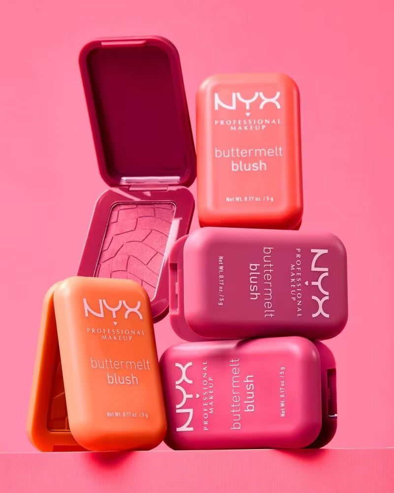 Nyx buttermelt blush pressed blush - أحمر خدود نيكس مضغوط