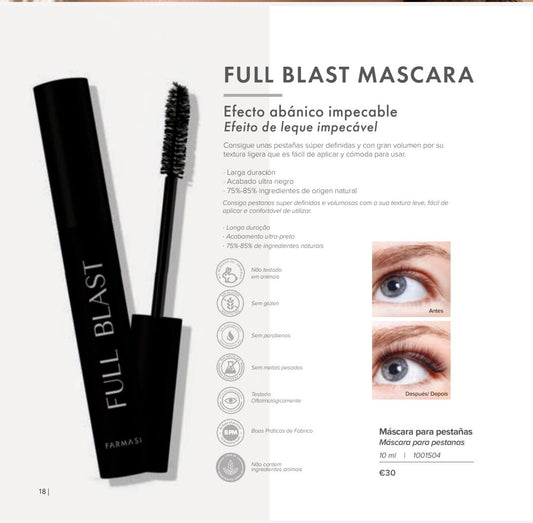 Farmasi full blast mascara - مسكارا الرموش من فارمسي