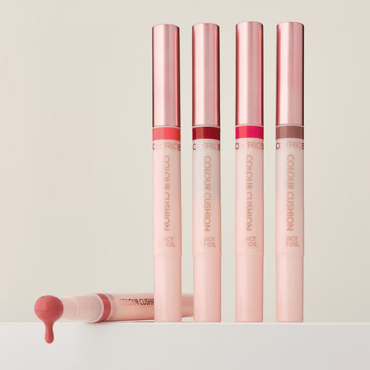 Catrice juicy lip oil colour cushion - زيت الشفاه ملون من كاتريس