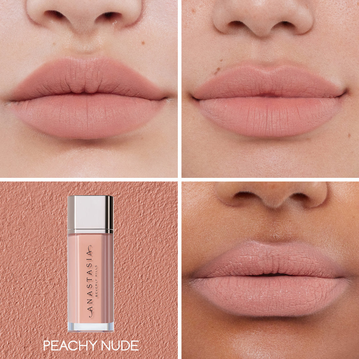 Anastasia beverly hills lip velvet rouge peach nude- أحمر الشفاه روج سائل من أنستازيا